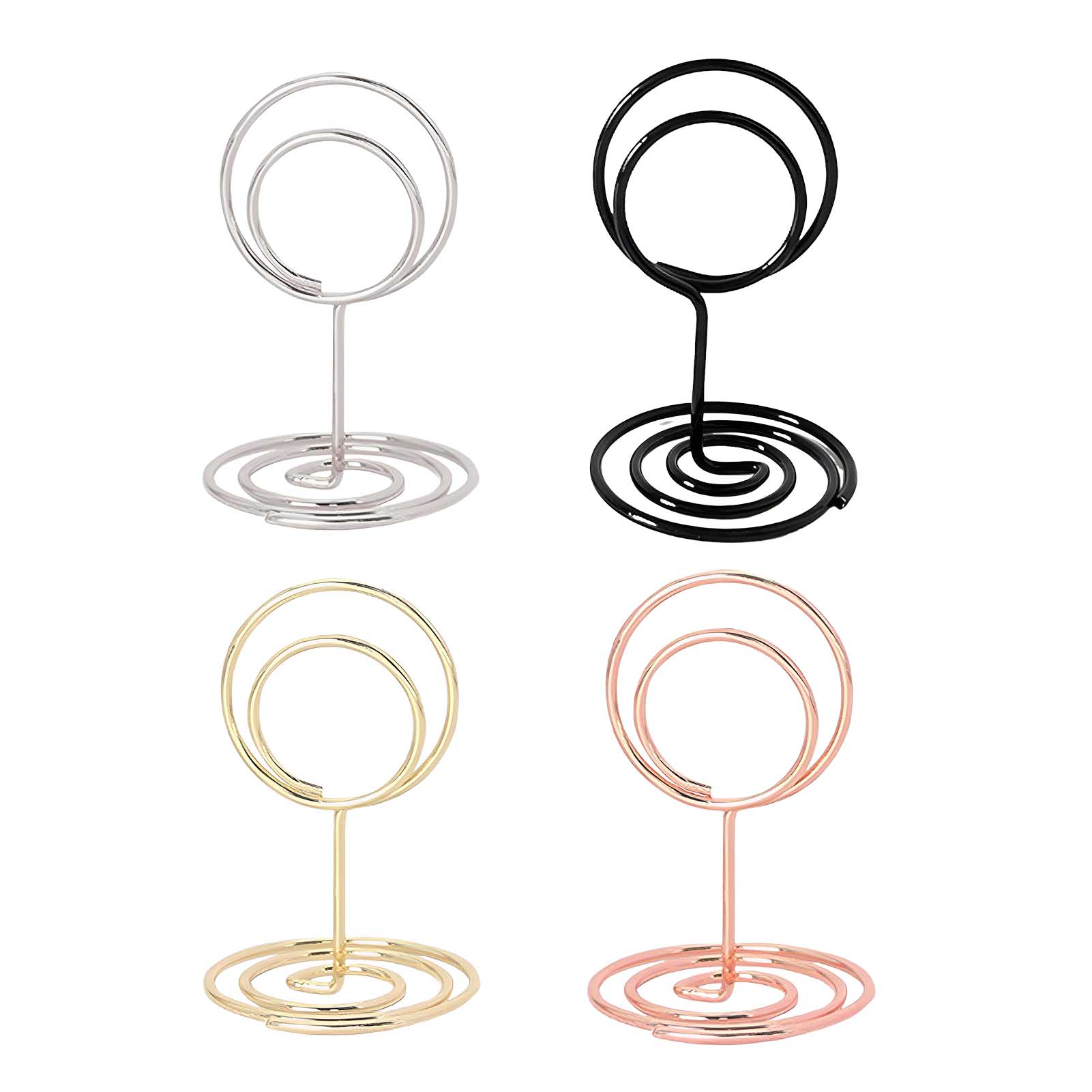5pcs Dining Slot Card Holder F - Table Number Gold 评论和价格