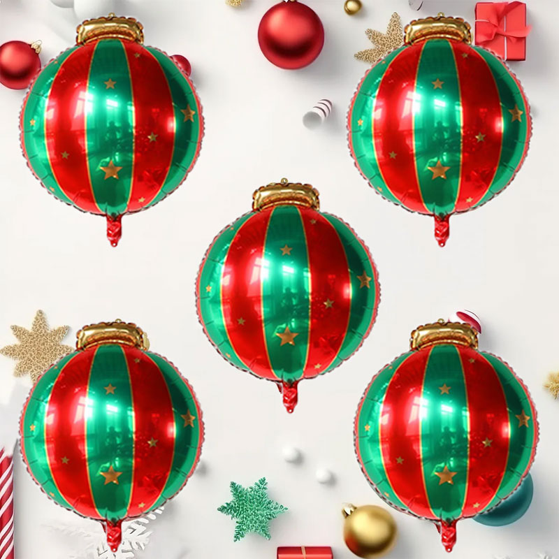 5pcs Red Green Christmas Ball  - Wedding Decor Supply Store 评论和价格
