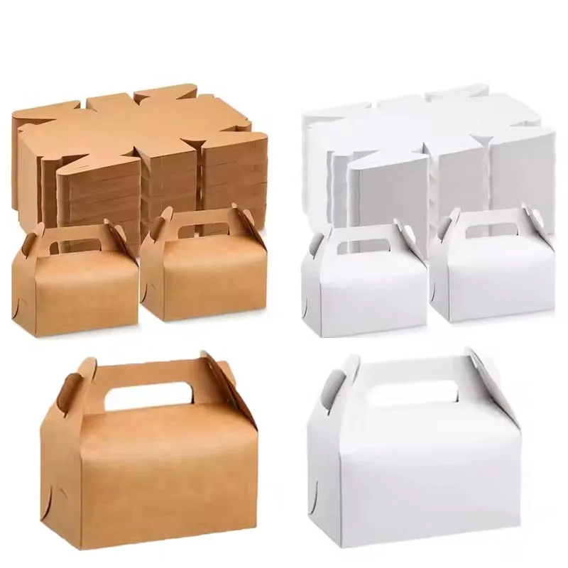 10/20PCS Kraft Paper Gift Box  - Wedding/Event Supply Store 评论和价格