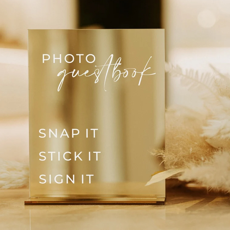 Rectangle Gold Mirror Wedding  - Table Number Gold 评论和价格