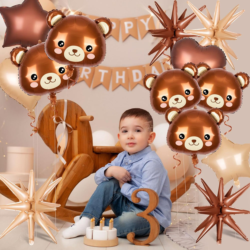 Bear Balloon, Aluminum Foil Ba - Wedding Zoo 评论和价格