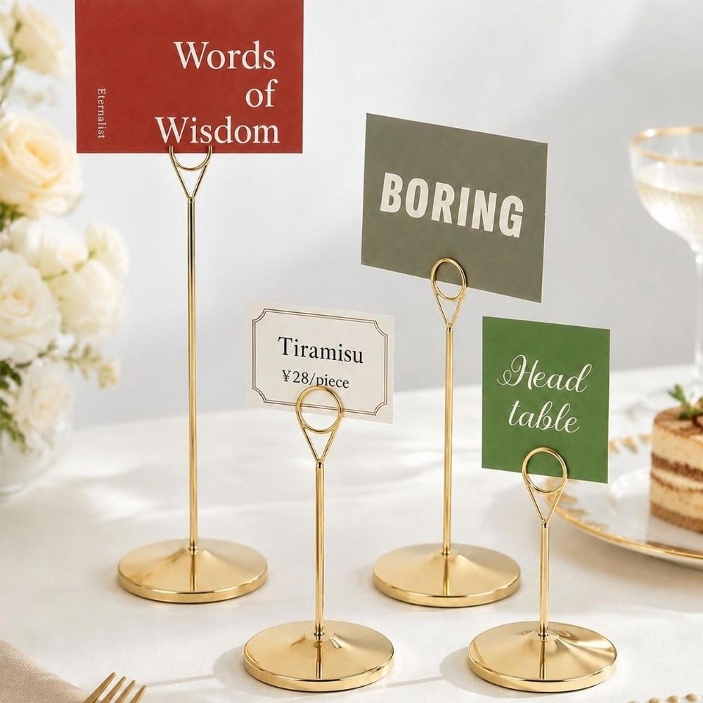 Portable Metal Table Number Ho - Table Number Gold 评论和价格